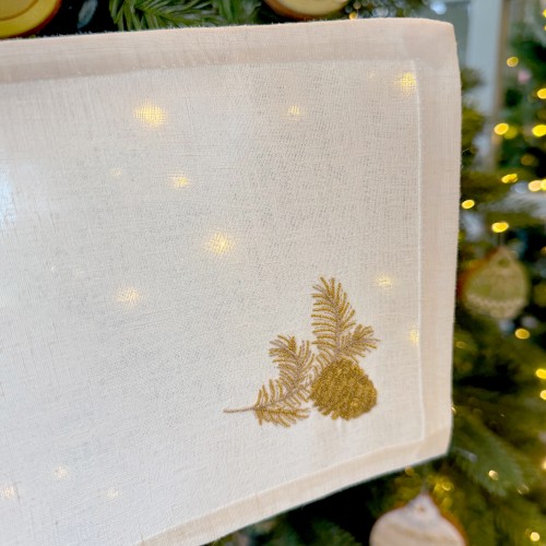 4'lü Keten Çay Peçetesi 